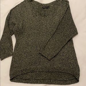 5/$30 BCBG Charcoal Sparkle Sweater